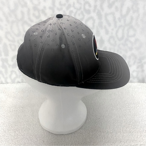 Play Station Baseball Cap Hombre Gray Logo SnapBack Adjustable Geek Cap OS EUC - Picture 3 of 9